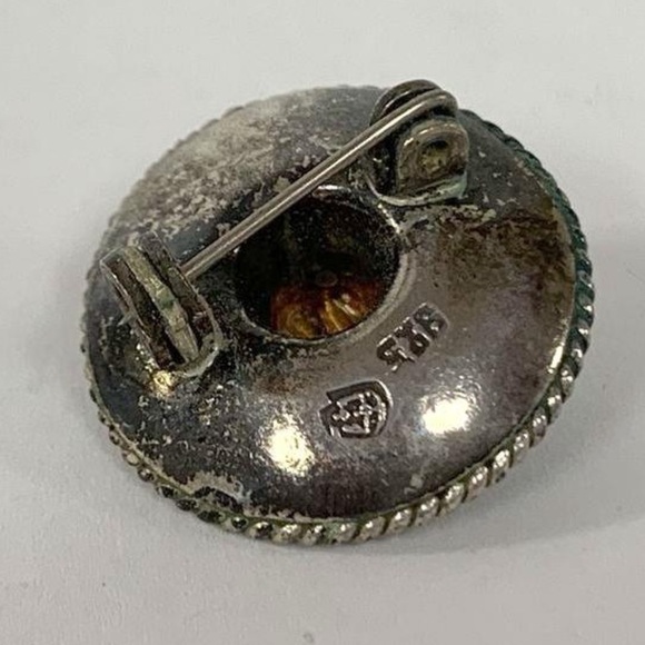 Taxco Jewelry - Intricate 925 Sterling Silver Taxco Sombrero Brooch